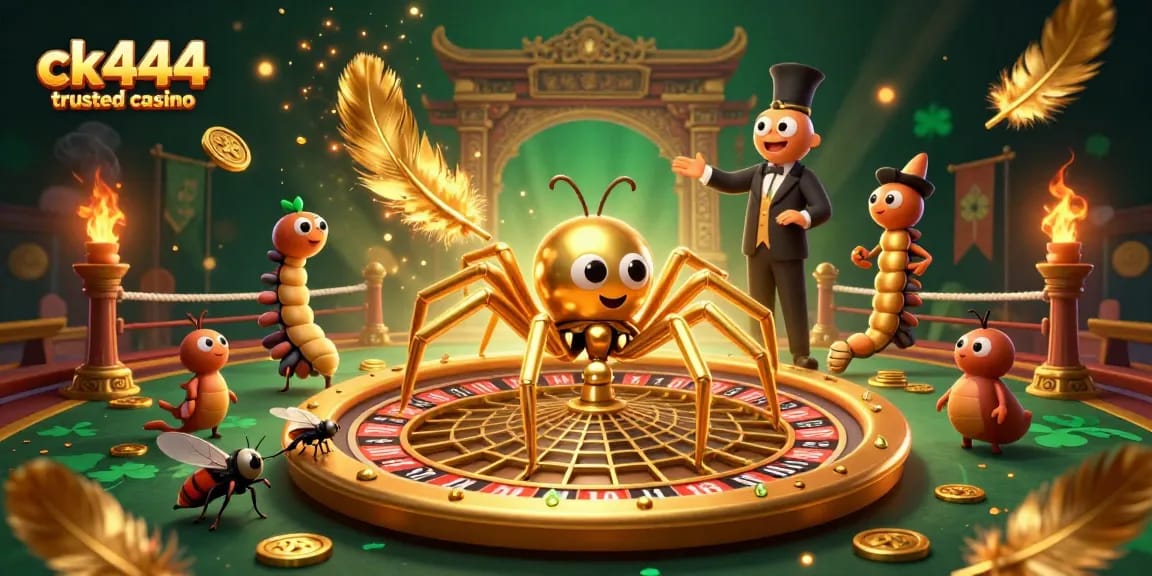 Experience thrilling bets at ck444 trusted casino with a vibrant 3D gaming scene.