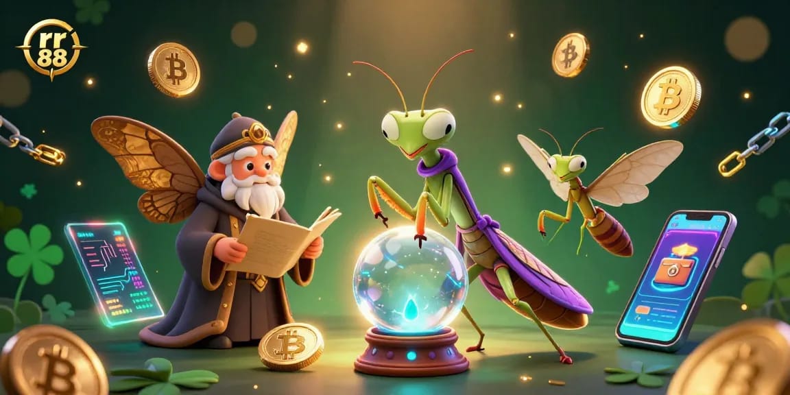 Spin the reels with rr 88 in an enchanting casino scene featuring fortune elements and vibrant graphics.