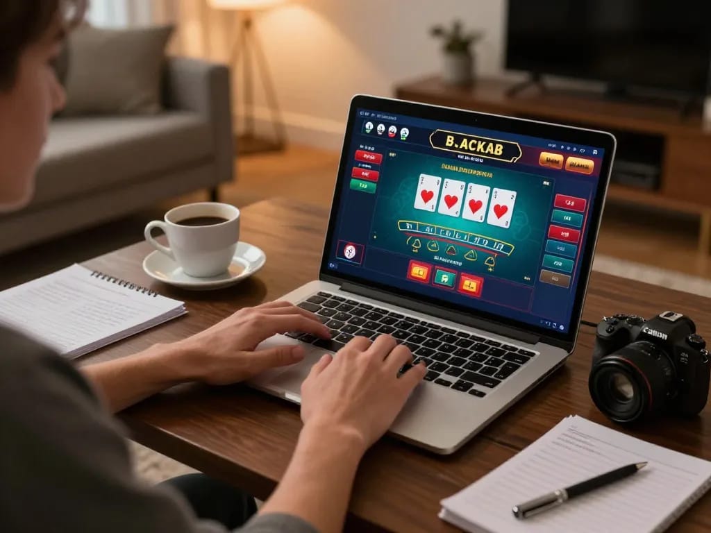 Engaged player enjoying online Baccarat at trang chủ F168 for a strategic gaming experience.