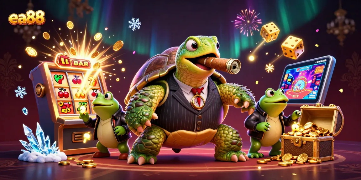 Spin to win with ea88's jackpot slots featuring lively characters and colorful casino elements!