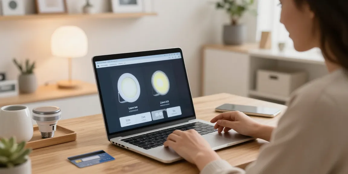 Lustre led online shopping, best deals on LED lighting products for home, e-commerce platform.